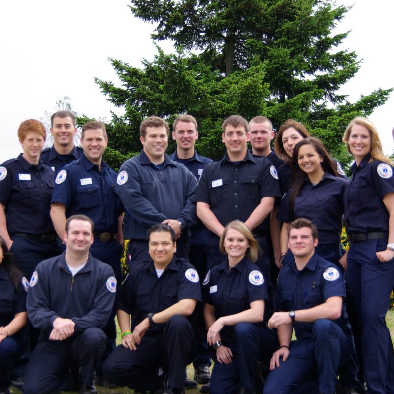 Tacoma CC Paramedic class 2010-2011, I am on the bottom right.